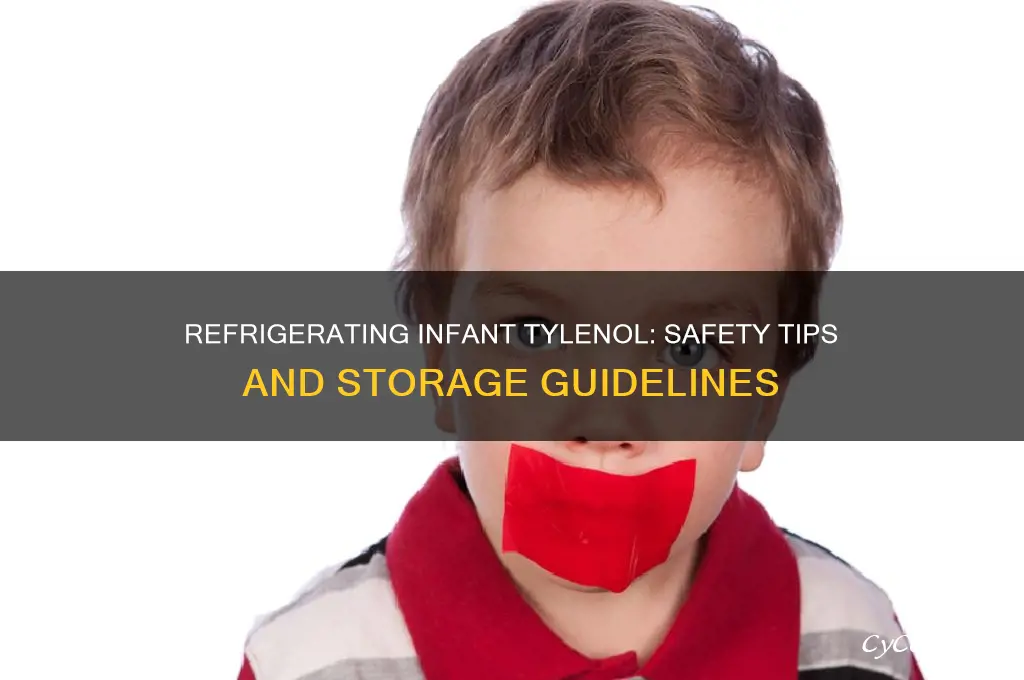 can you refrigerate infant tylenol
