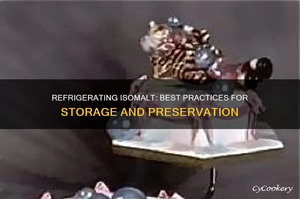 can you refrigerate isomalt
