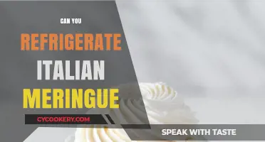 Refrigerating Italian Meringue: Tips, Tricks, and Storage Best Practices