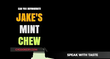 Can You Refrigerate Jake's Mint Chew? Storage Tips Revealed