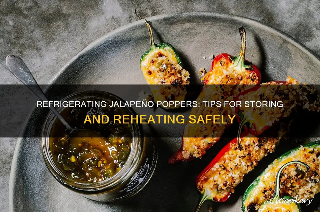 can you refrigerate jalapeno poppers