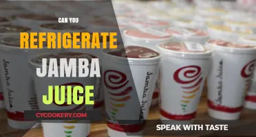 Can You Refrigerate Jamba Juice? Storage Tips for Smoothies