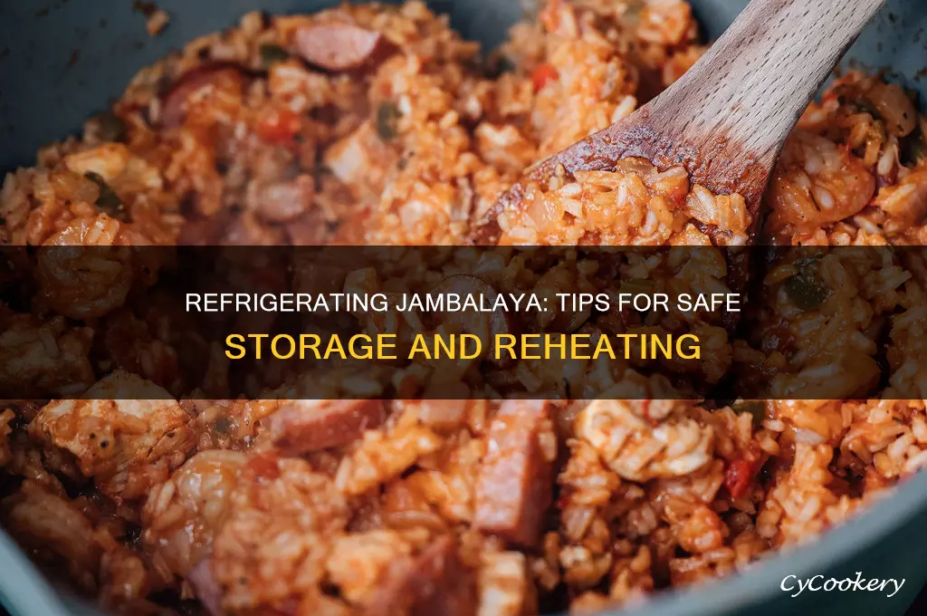 can you refrigerate jambalaya
