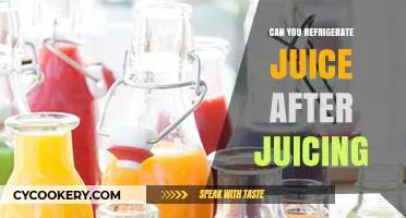 Refrigerating Fresh Juice: Best Practices for Storage and Shelf Life