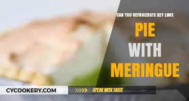 Refrigerating Key Lime Pie with Meringue: Tips and Best Practices