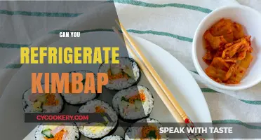 Refrigerating Kimbap: Tips for Freshness and Safe Storage
