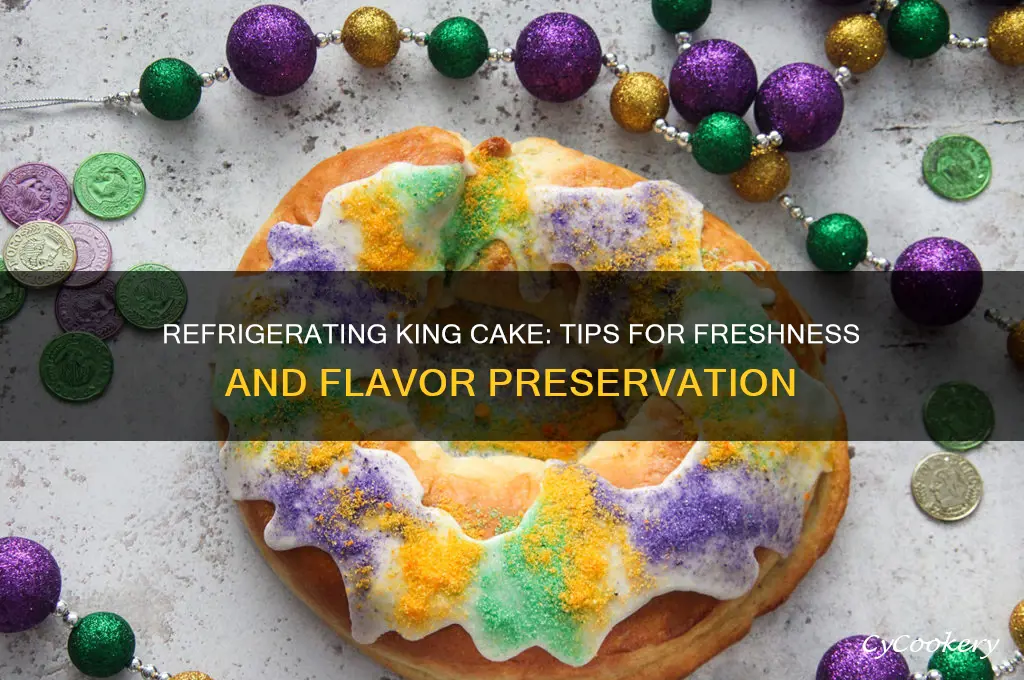 can you refrigerate king cake