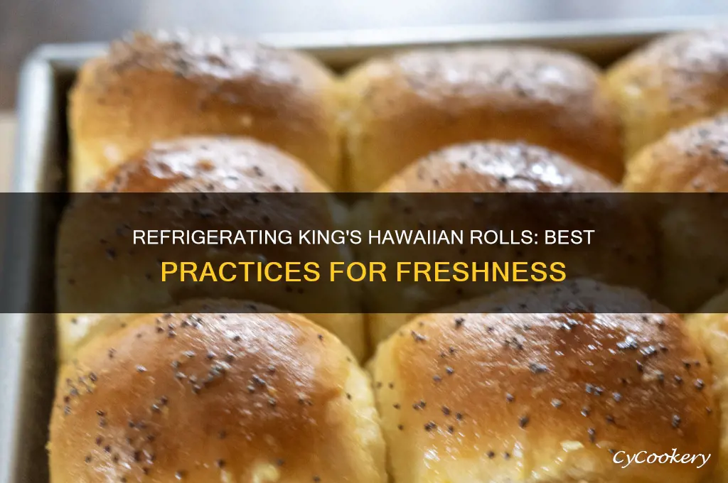 can you refrigerate king