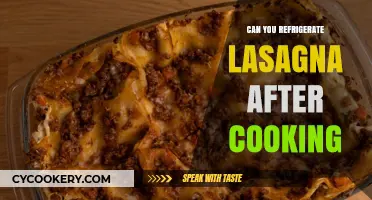 Refrigerating Lasagna: Post-Cooking Storage Tips for Freshness and Safety