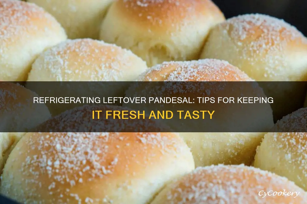 can you refrigerate left over pandesal
