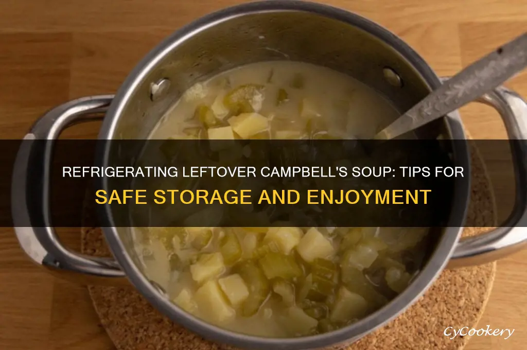 can you refrigerate leftover campbells