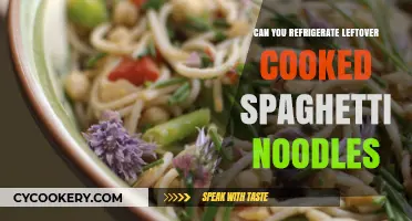 Refrigerating Cooked Spaghetti: Tips for Storing Leftover Noodles Safely