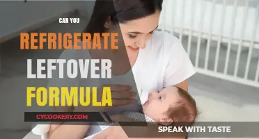 Refrigerating Leftover Formula: Safe Practices for Baby's Nutrition
