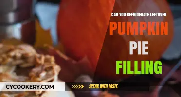 Refrigerating Leftover Pumpkin Pie Filling: Tips for Safe Storage