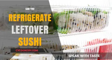 Refrigerating Leftover Sushi: Best Practices for Freshness and Safety