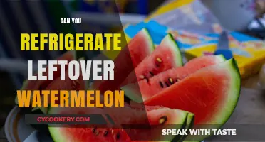 Refrigerating Leftover Watermelon: Tips for Freshness and Storage