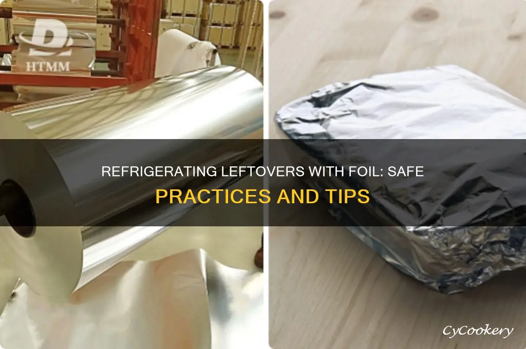 can you refrigerate leftovers with foil