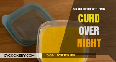 Refrigerating Lemon Curd Overnight: Tips for Freshness and Safety
