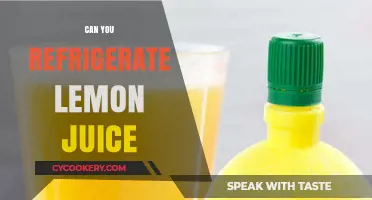 Refrigerating Lemon Juice: Best Practices for Freshness and Flavor