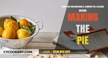 Refrigerating Lemon Pie Filling: Tips Before Baking Your Perfect Pie