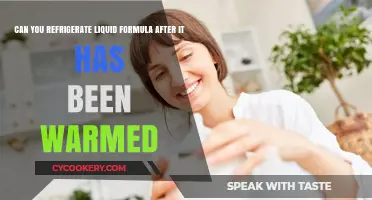 Refrigerating Warmed Liquid Formula: Safe Practices for Baby's Nutrition
