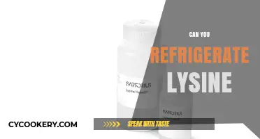 Refrigerating Lysine: Best Practices for Storage and Shelf Life