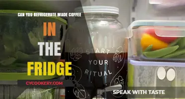 Refrigerating Made Coffee: Tips for Storing Cold Brew Safely