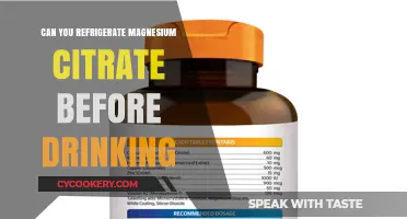 Refrigerating Magnesium Citrate: Safe Practice or Unnecessary Step?