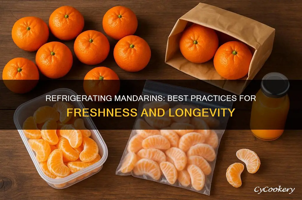 can you refrigerate mandarins