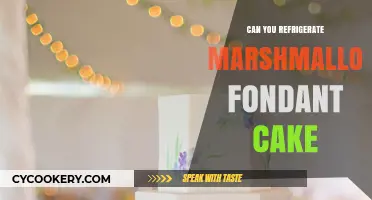 Refrigerating Marshmallow Fondant Cake: Tips and Best Practices