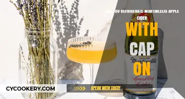 Refrigerating Martinelli's Apple Cider: Cap On or Off?