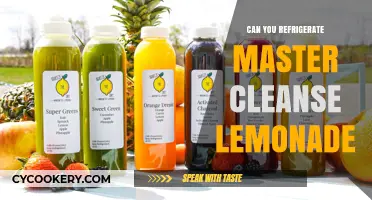 Refrigerating Master Cleanse Lemonade: Tips for Freshness and Flavor