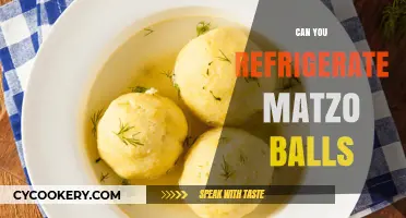 Refrigerating Matzo Balls: Tips for Storing and Reheating Perfectly