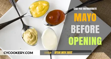 Refrigerating Mayo Before Opening: Necessary or Not?