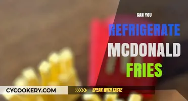 Refrigerating McDonald's Fries: Best Practices for Saving Leftovers