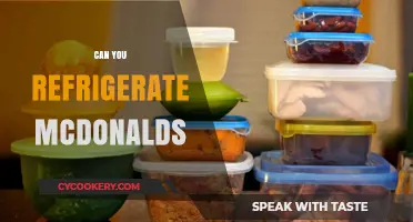 Refrigerating McDonald's: Tips for Storing Leftovers Safely and Freshly
