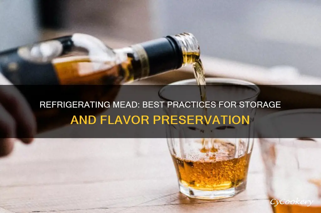 can you refrigerate mead