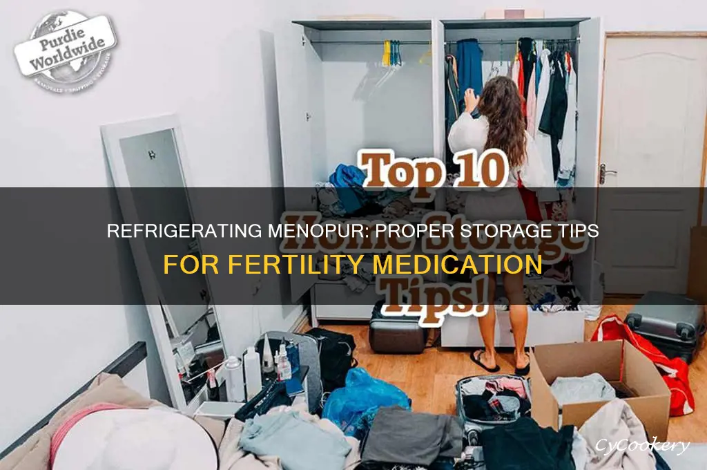 can you refrigerate menopur
