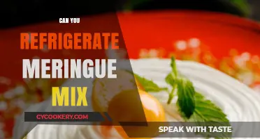 Refrigerating Meringue Mix: Tips, Tricks, and Best Practices for Storage