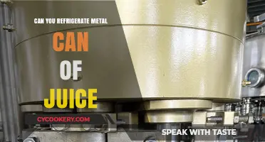 Refrigerating Metal Juice Cans: Safety Tips and Best Practices