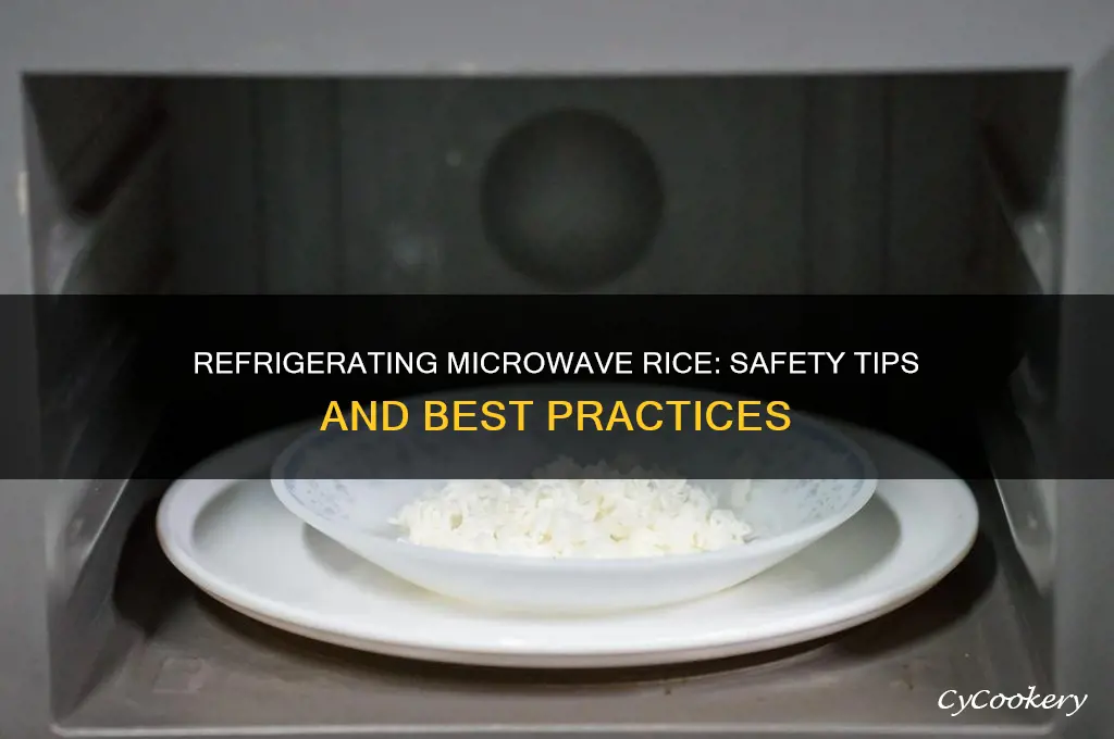 can you refrigerate microwave rice