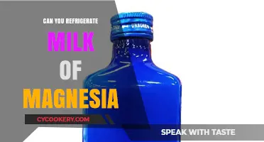 Refrigerating Milk of Magnesia: Benefits, Risks, and Proper Storage Tips