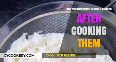 Refrigerating Cooked Miracle Noodles: Tips for Storage and Freshness