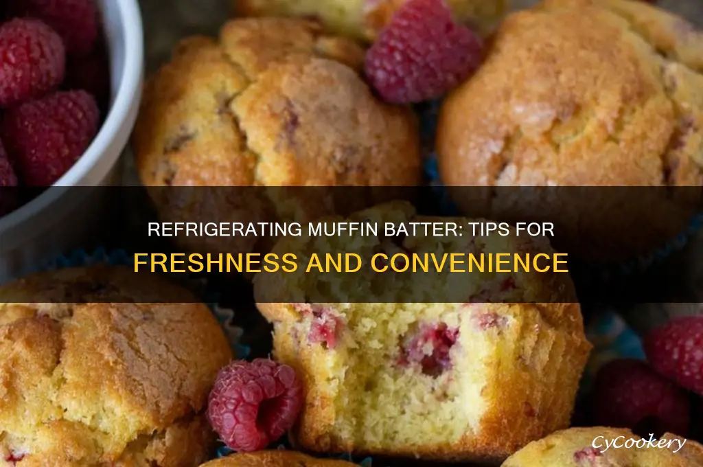can you refrigerate muffin batter
