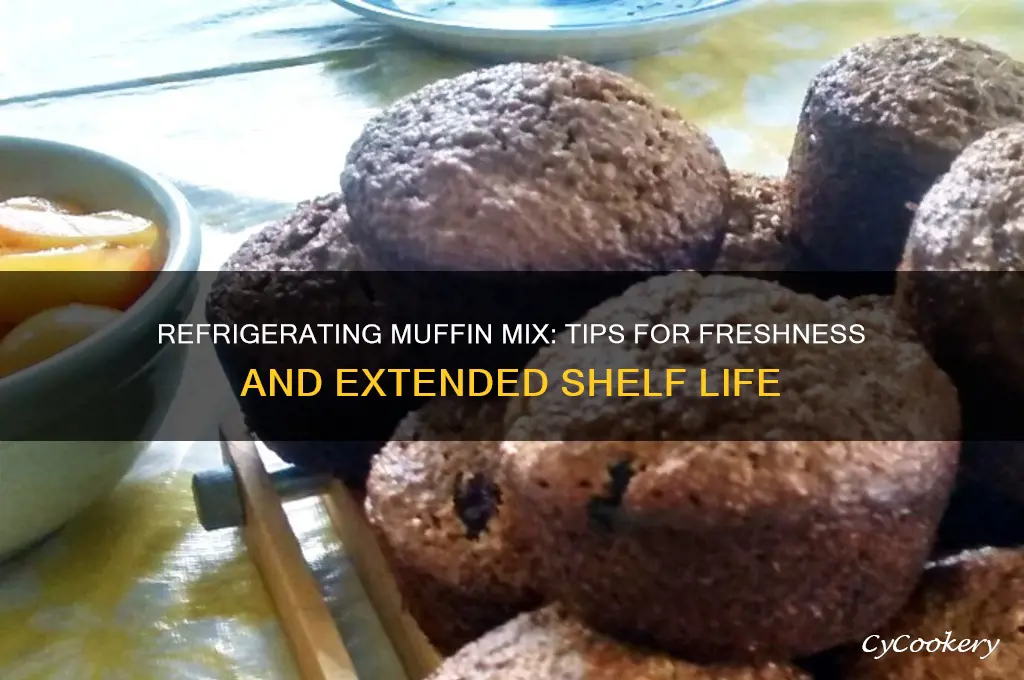 can you refrigerate muffin mix