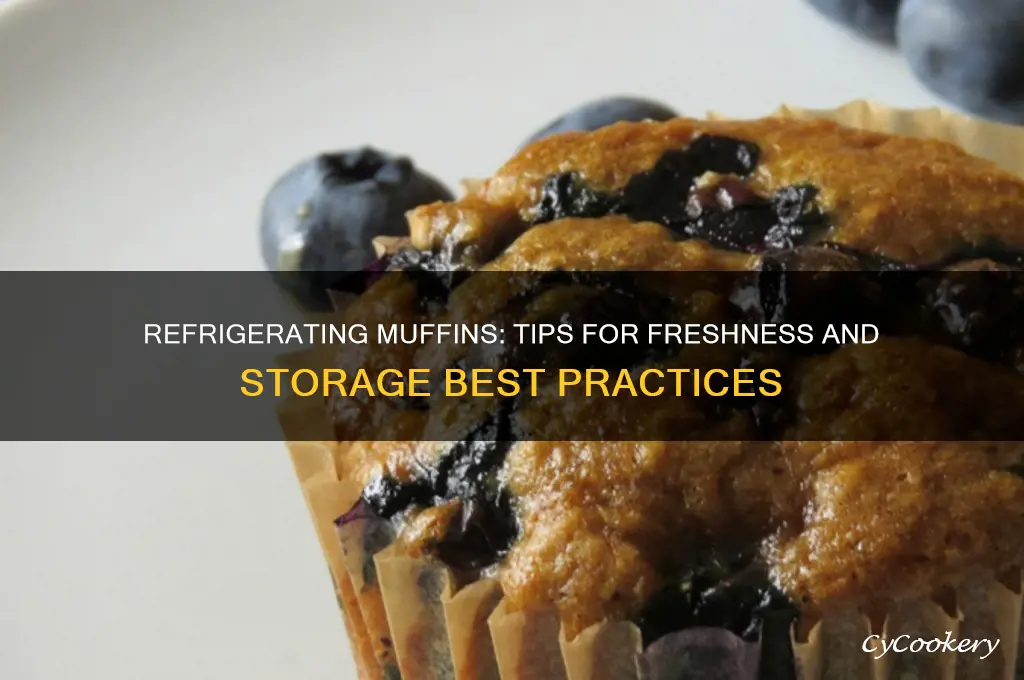 can you refrigerate muffins
