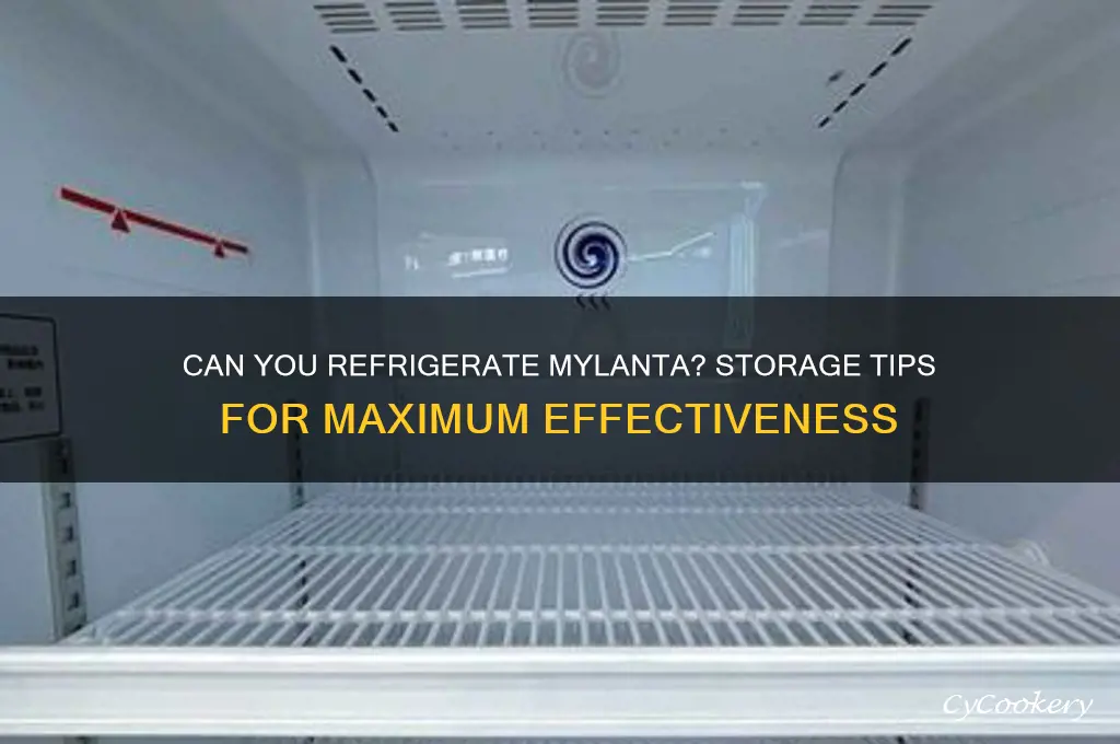 can you refrigerate mylanta