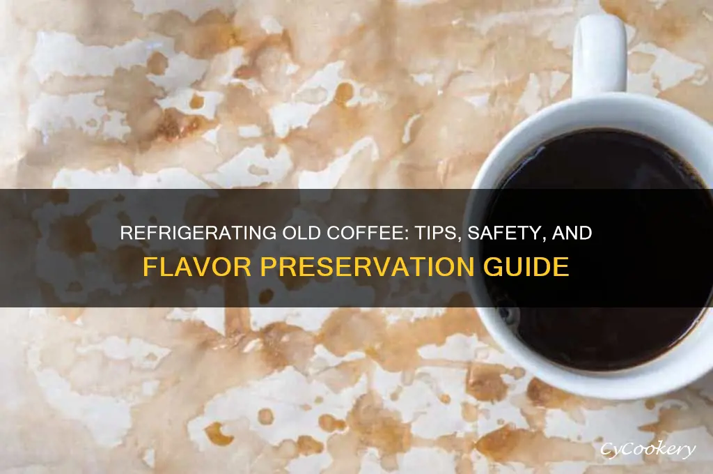 can you refrigerate old coffee