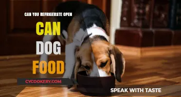 Refrigerating Open Can Dog Food: Best Practices for Freshness and Safety