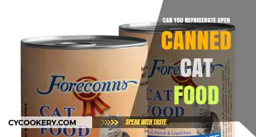 Refrigerating Open Canned Cat Food: Safe Storage Tips for Pet Owners